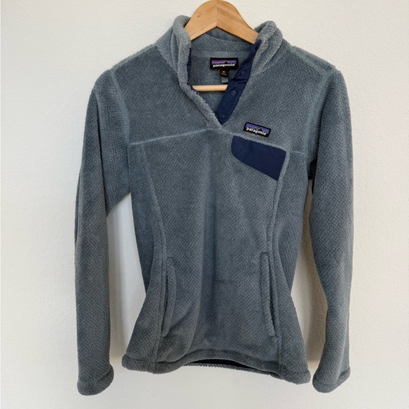 Patagonia Tops - Patagonia Sweatshirt Pullover T Snap XS Blue